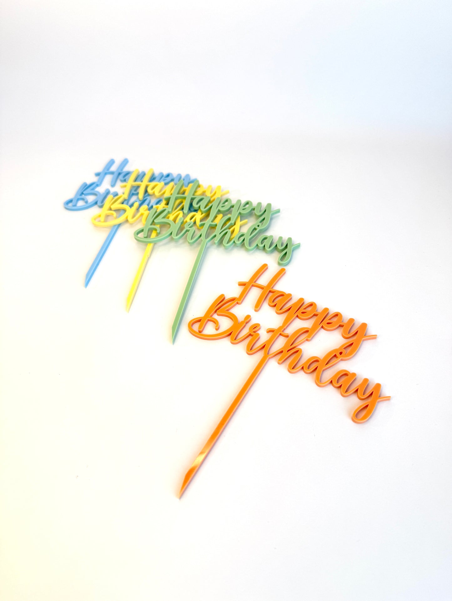 Cake Topper 'Happy Birthday'