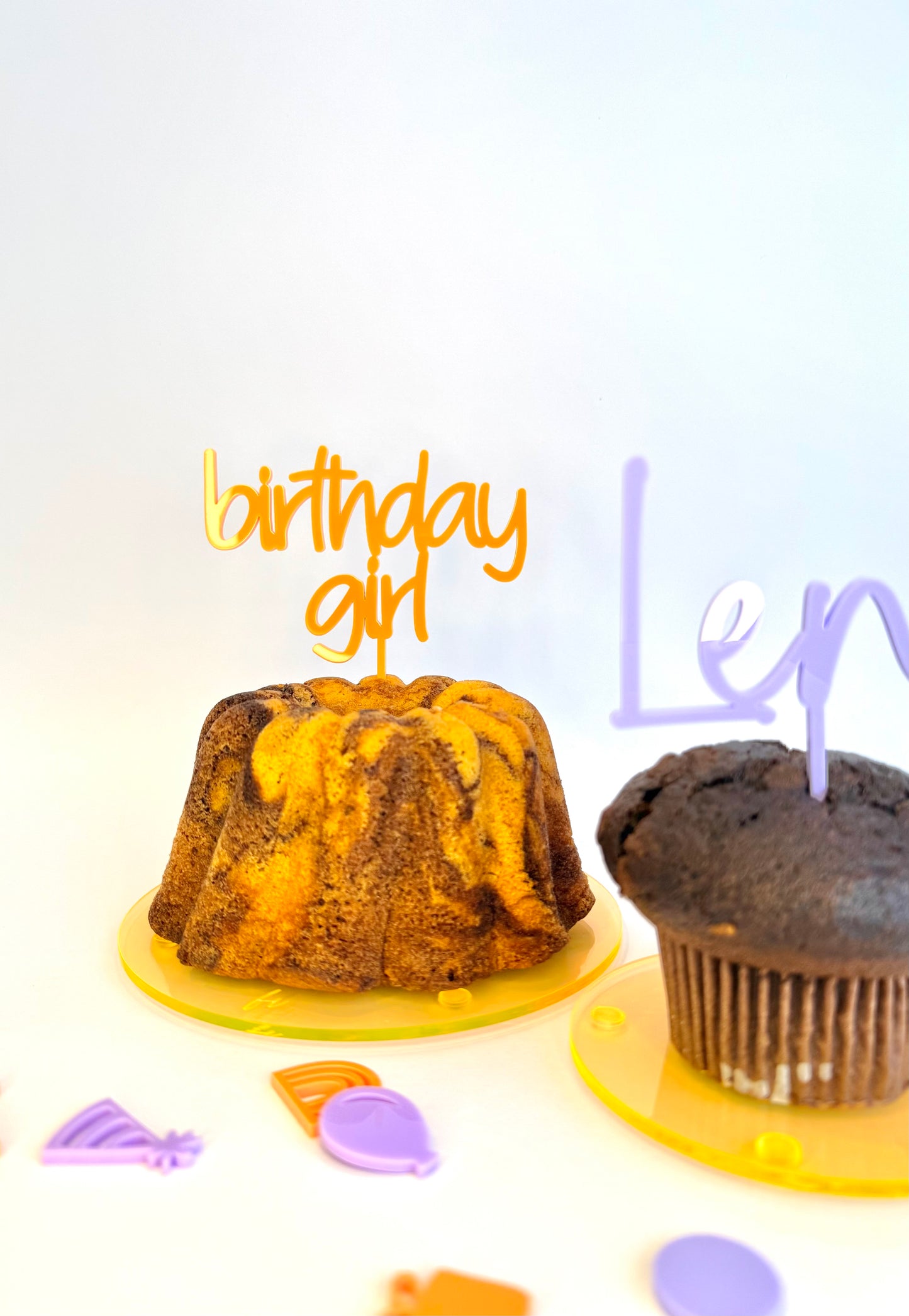 Cake Topper 'birthdaygirl'