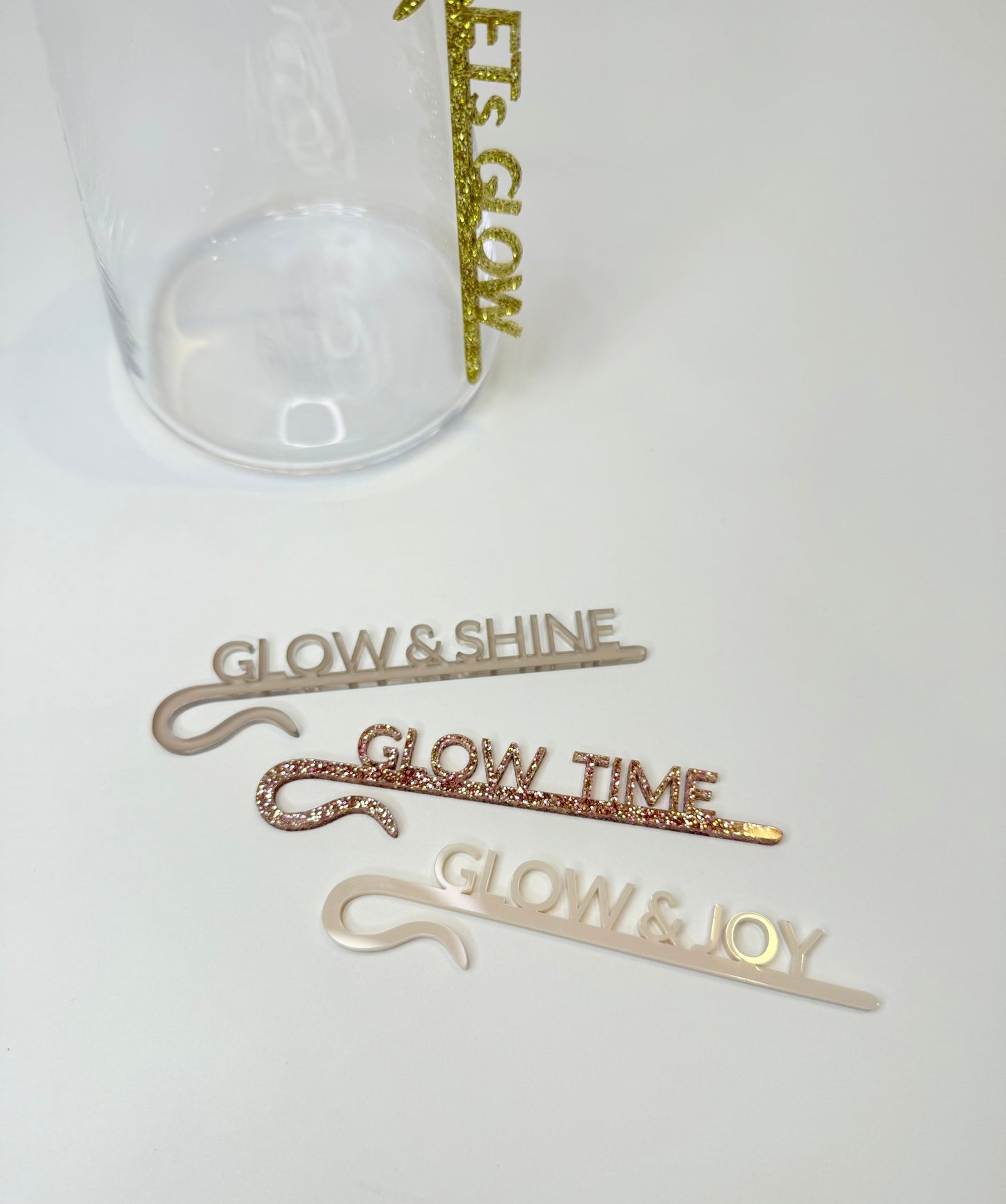 Glaseinhänger Set 'Glow'