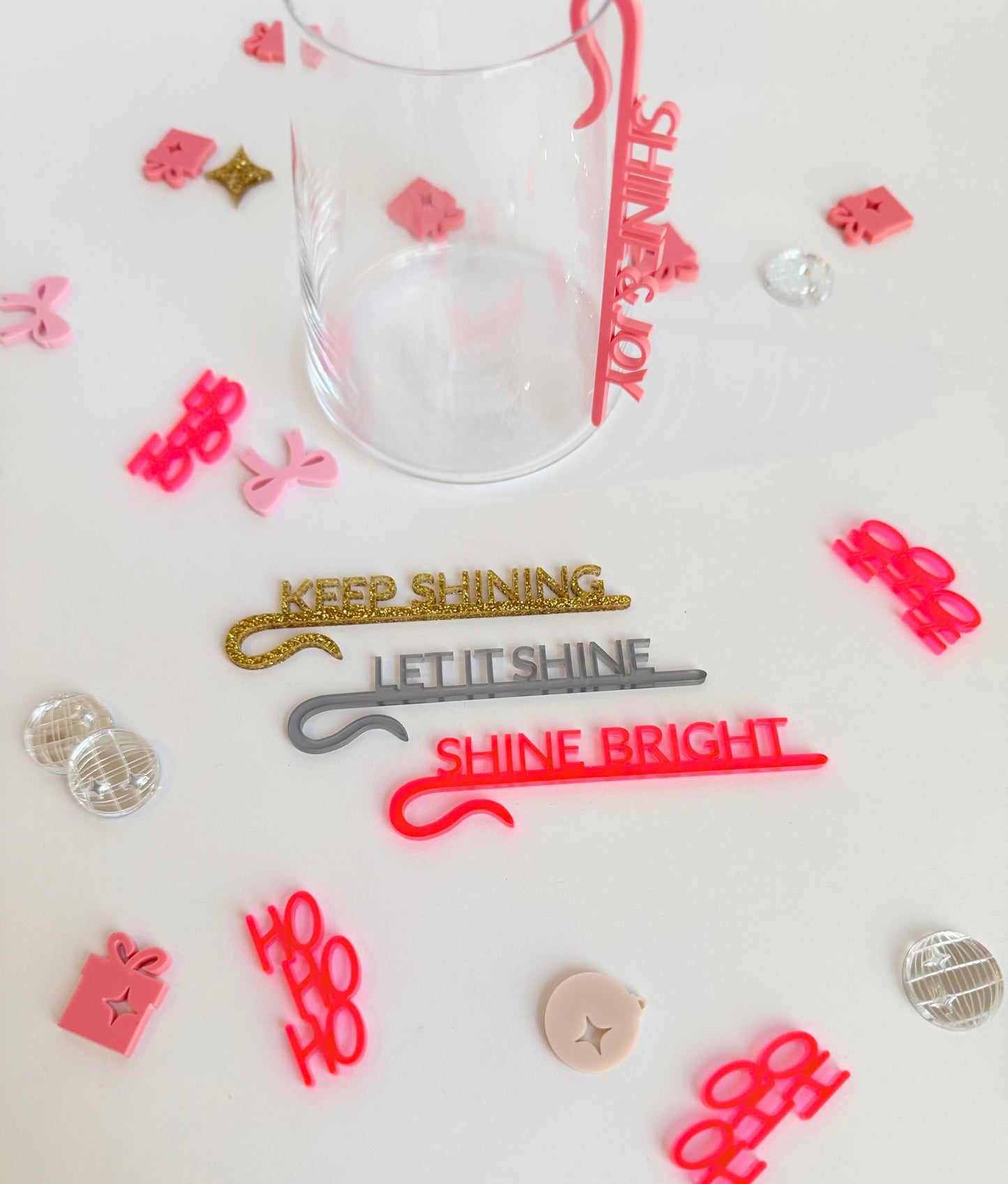 Glaseinhänger Set 'Sparkle & Shine'