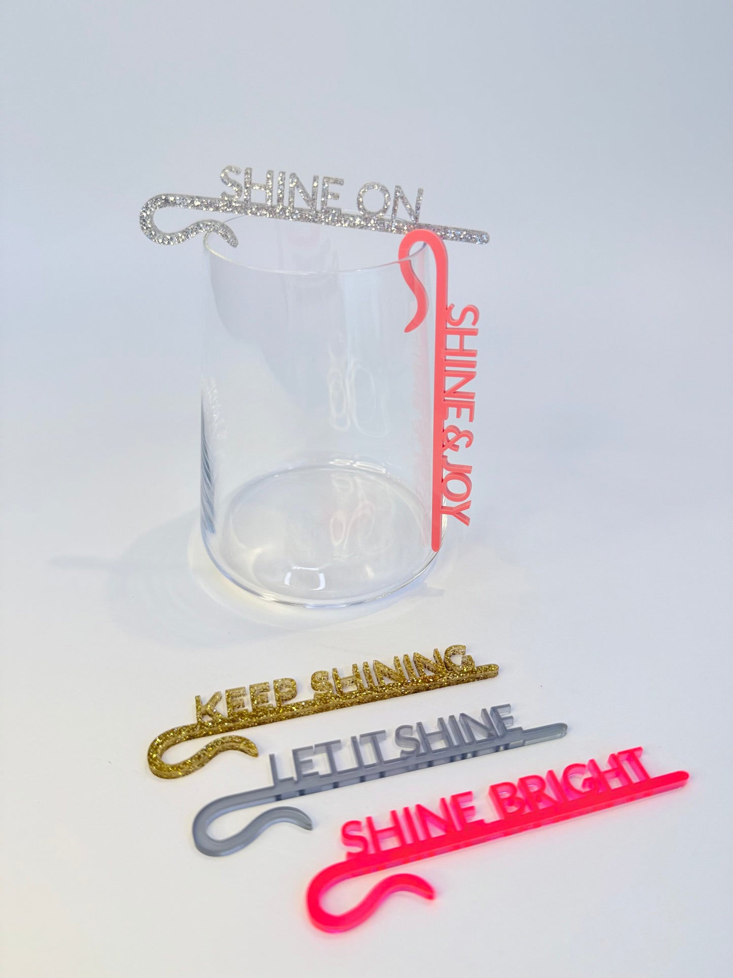 Glaseinhänger Set 'Sparkle & Shine'