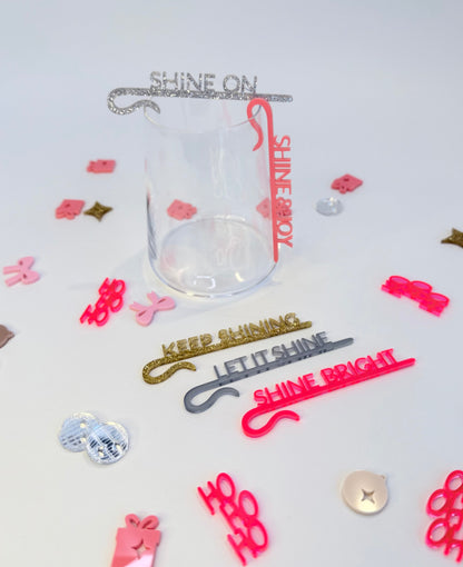 Glaseinhänger Set 'Sparkle & Shine'