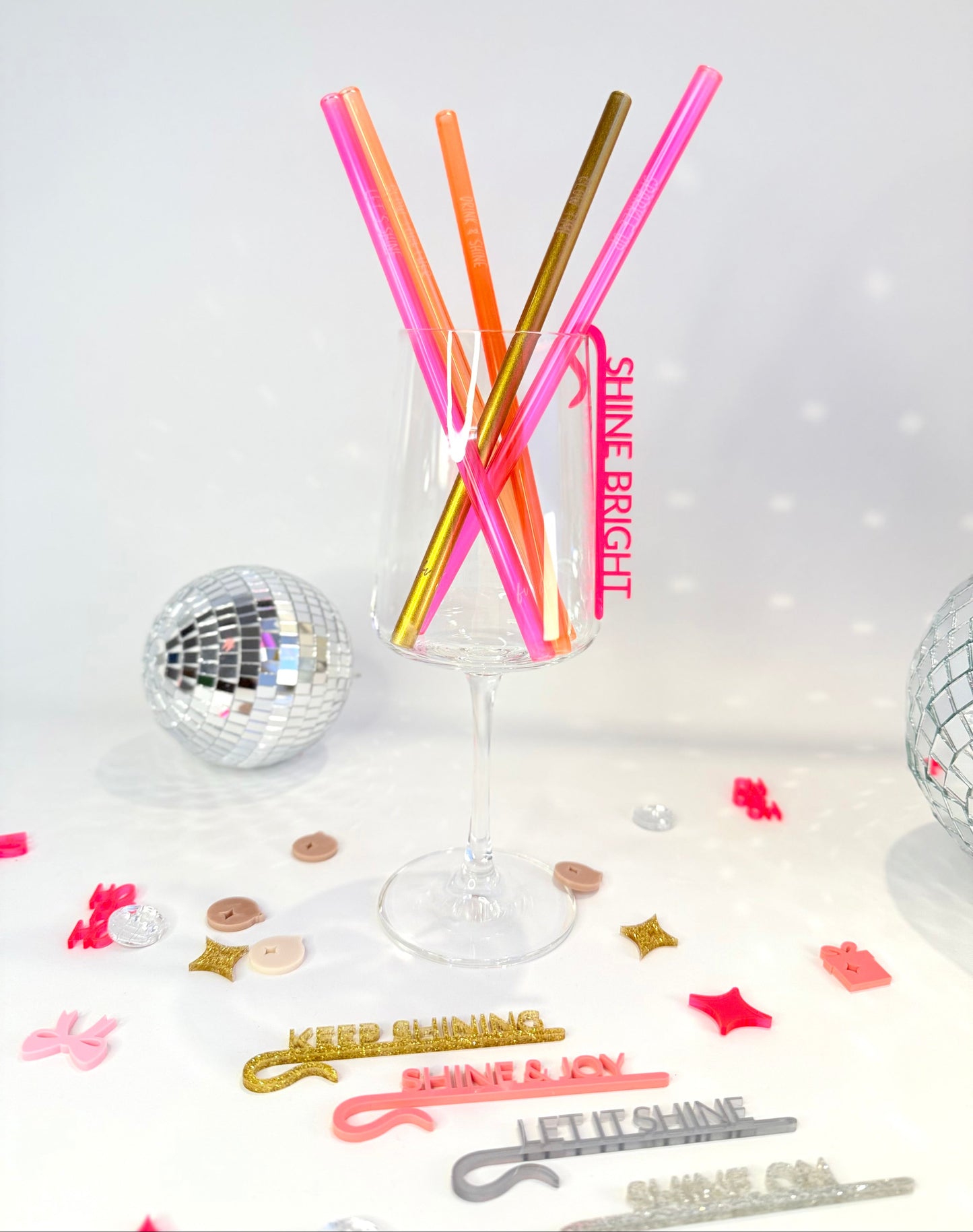 Strohhalm-Set 'Sparkle & Shine'