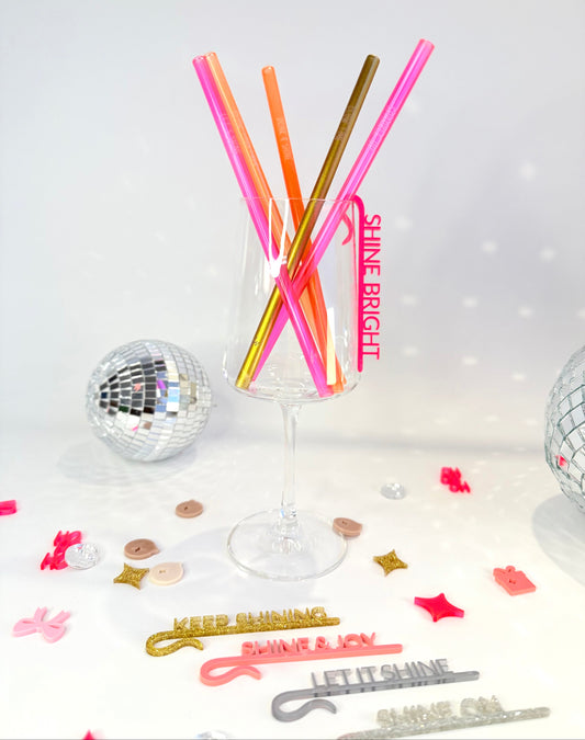 Strohhalm-Set 'Sparkle & Shine'