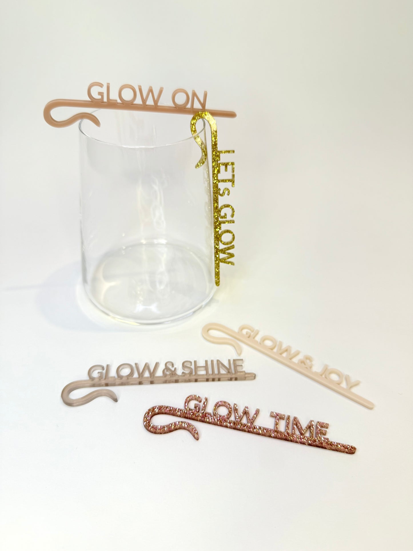 Glaseinhänger Set 'Glow'