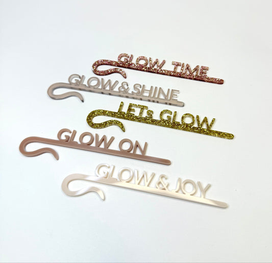 Glaseinhänger Set 'Glow'