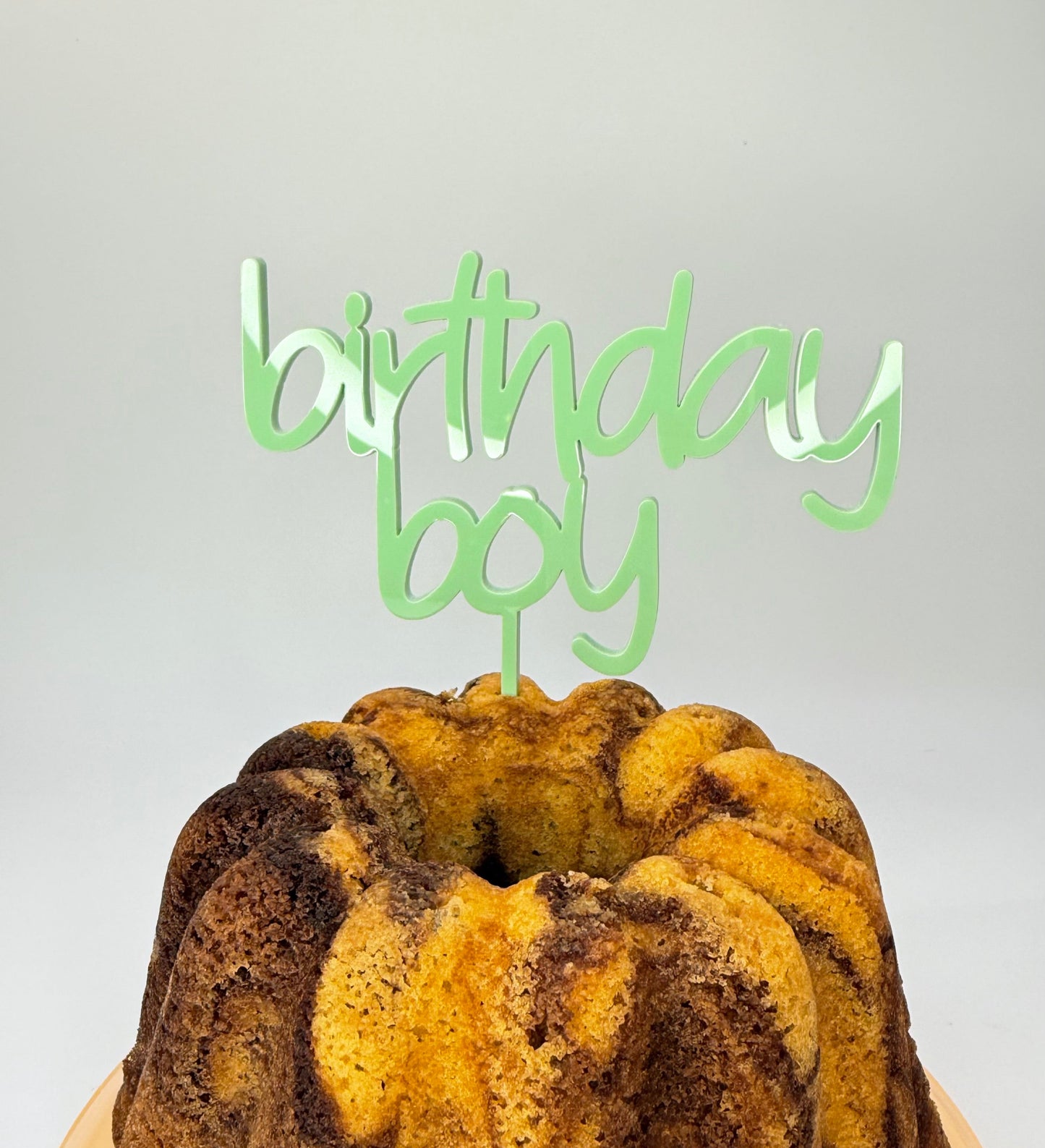 Cake Topper 'birthday boy'