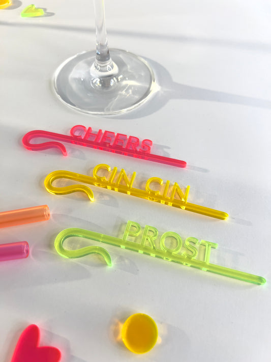 Glaseinhänger – Cheers, Cin Cin, Prost